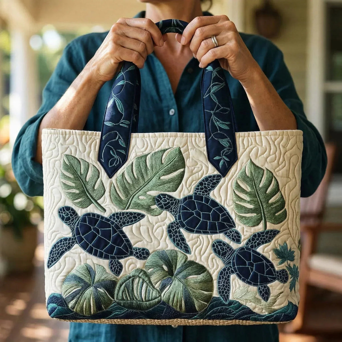 Sac fait main – Grâce de la Tortue de Mer