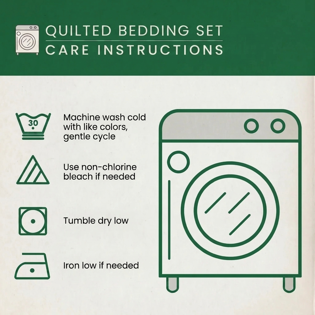 3-Piece Quilted Bedding Set - Vacation Retreat