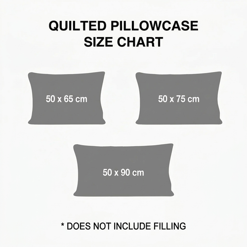Aloha Comfort Pillowcase with Quilting